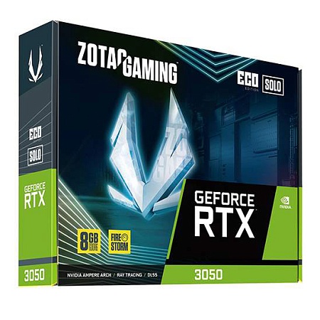 Видеокарта 8 GB ZOTAC GAMING RTX 3050 ECO SOLO ZT-A30500R-10L