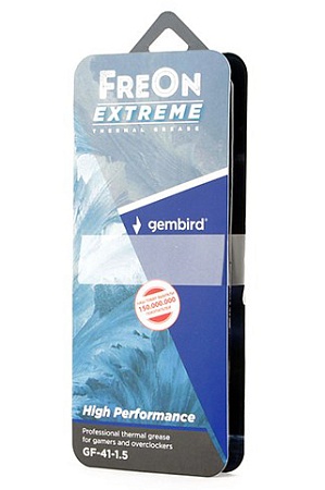 Термопаста Gembird FreOn Extreme GF-41-1.5 2г шприц