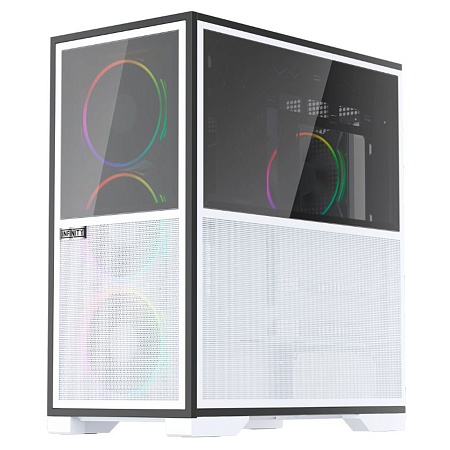 Корпус для ПК 1STPLAYER IF8 WHITE IF8-WH-4FO7-14-W