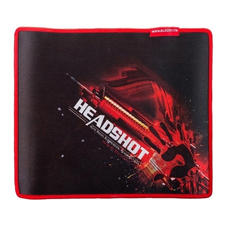 Коврик для мышки Bloody B-072 275x225x4 мм черный/красный Коврик для мышки Bloody B-072 275x225x4 мм черный/красный