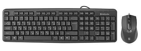 Клавиатура + мышка беспроводные Defender Dacota C270 black