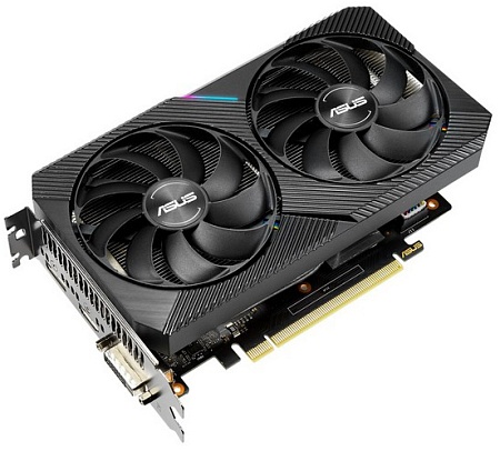 Видеокарта 6GB Asus GTX1660 SUPER DUAL OC MINI DUAL-GTX1660S-O6G-MINI