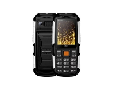 Мобильный телефон BQ-2430 Tank Power Чёрный+Серебро