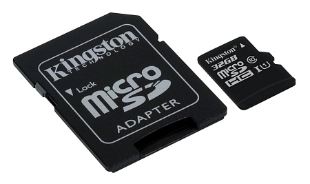 Карта памяти MicroSD 32GB Kingston SDC10G2/32GB Class 10 U1