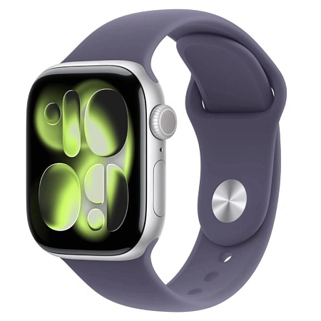 Смарт часы Apple Watch Series 11GPS42mmSilver Aluminium Case with Purple Fog Sport Band - M/L MEU7