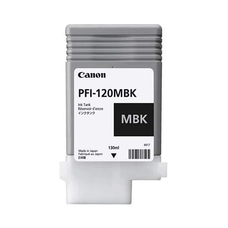 Чернила пигментные Canon Pigment Ink Tank PFI-120 MATTE BLACK 2886C001AA