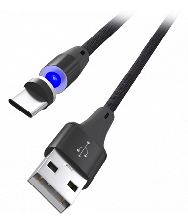 Кабель USB Type A-C Ritmix RCC-532 Magnet Black