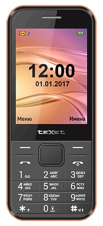 Мобильный телефон Texet TM-302 Черный