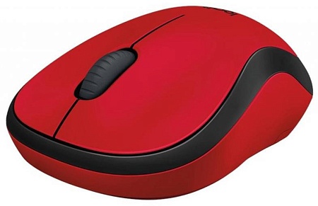 Мышь беспроводная Logitech M220 Silent Red