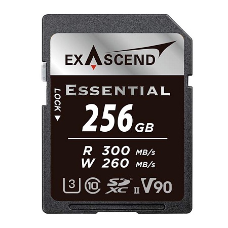 Карта памяти SD Exascend Essential 256Gb EX256GSDU2-S