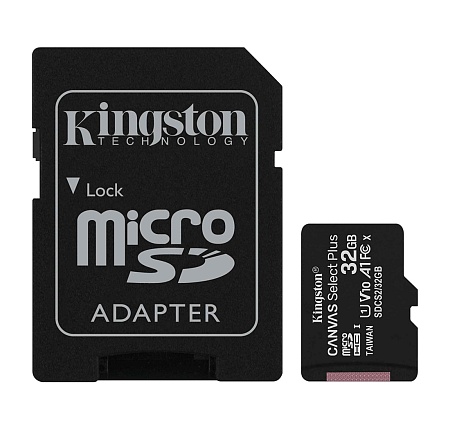 Карта памяти microSDHC 32GB Kingston Canvas Select Plus SDCS2/32GB