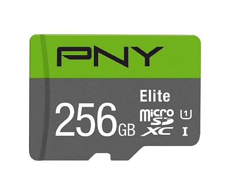 Карта памяти MicroSD 256 Gb PNY HC Elite P-SDUX256U1GW-GE