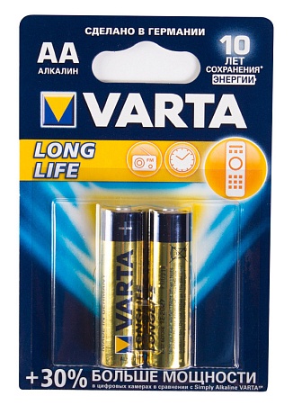 Батарейка VARTA LR6 Longlife 2шт