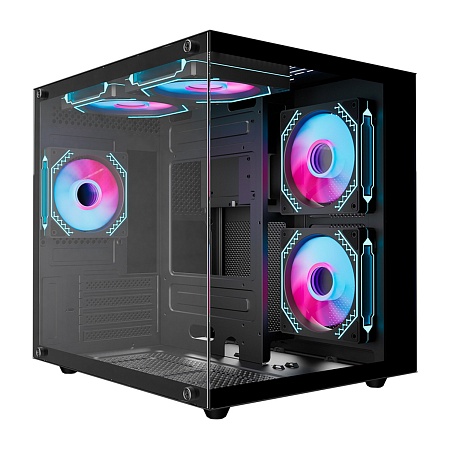 Корпус для ПК Wintek Aquarium H101-B TG Black