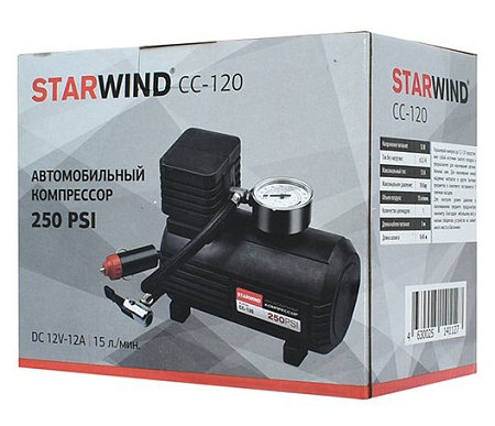 Автомобильный компрессор Starwind CC-120