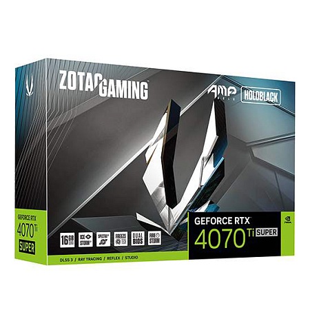 Видеокарта 16 GB ZOTAC GAMING RTX 4070 Ti SUPER AMP HOLO ZT-D40730F-10P