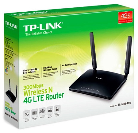 Маршрутизатор беспроводной 4G TP-Link LTE TL-MR6400