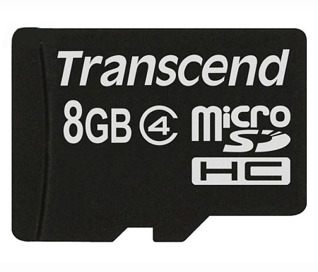 Карта памяти MicroSD 8GB Transcend TS8GUSDC4