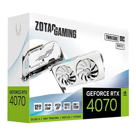 Видеокарта 12 GB ZOTAC GAMING RTX 4070 TE OC WE ZT-D40700Q-10M