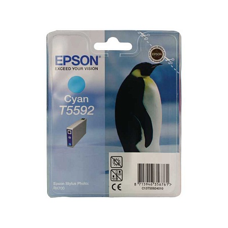 Картридж Epson C13T55924010 RX 700 голубой