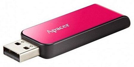 USB флешка 16GB Apacer AH334 AP16GAH334P-1 pink