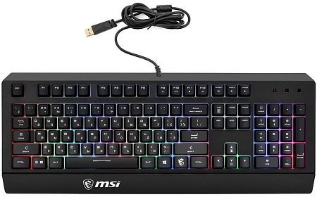 Клавиатура USB MSI Vigor GK20 RGB Black