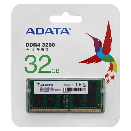 Оперативная память для ноутбука 32 GB ADATA AD4S320032G22-RGN