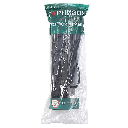 Сетевой фильтр Гарнизон 1.8м ECL-5-UPS-B-1.8 5 розеток (C14) black