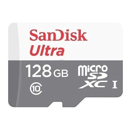 Карта памяти MicroSD 128GB SanDisk Ultra Ligh SDSQUNR-128G-GN6MN