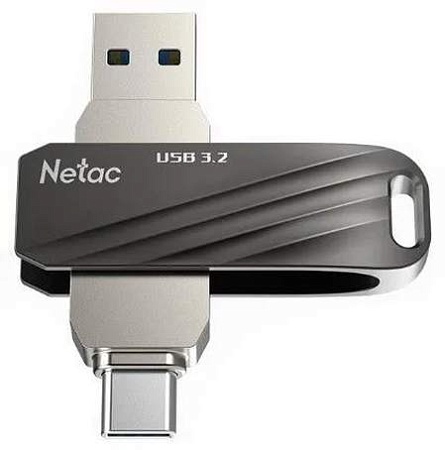 USB flash Netac US11 USB3.0+TypeC Dual Flash Drive 128GB NT03US11C-128G-32BK