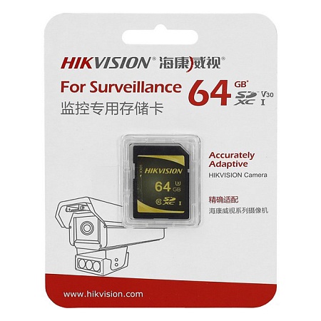 Карта памяти SD 64GB Hikvision HS-SD-P10/64G