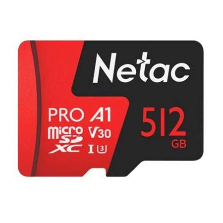 Карта памяти MicroSD Netac P500 Extreme Pro 512GB