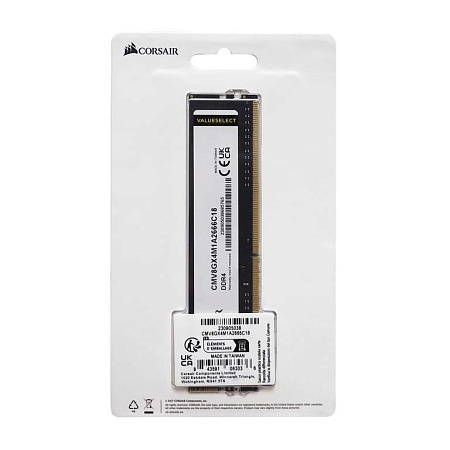 Оперативная память 8 GB Corsair Value Select CMV8GX4M1A2666C18