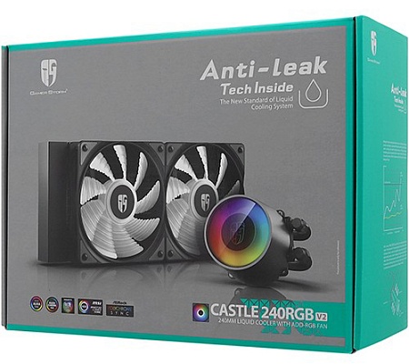 Водяное охлаждение Deepcool Castle 240 RGB V2