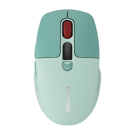 Мышь CANYON MW-26 LCD Silent Dual Mode Wireless Green CNS-CMSW26GR