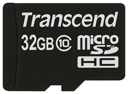 Карта памяти MicroSD 32GB Transcend TS32GUSDC10