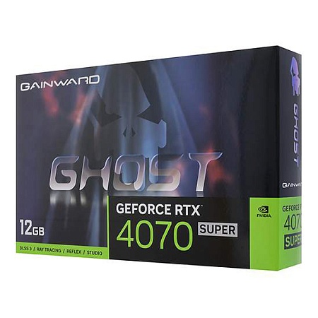 Видеокарта 12 GB Gainward RTX 4070 SUPER GHOST NED407S019K9-1043B Видеокарта 12 GB Gainward RTX 4070 SUPER GHOST NED407S019K9-1043B