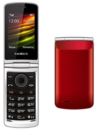 Мобильный телефон Texet TM-404 красный Мобильный телефон Texet TM-404 красный