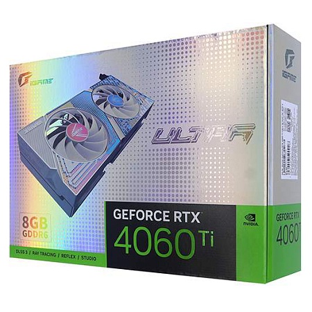 Видеокарта 8 GB Colorful iGame RTX 4060 Ti Ultra W DUO OC 8GB-V