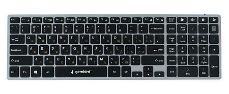 Клавиатура Bluetooth Gembird KBW-2 gray