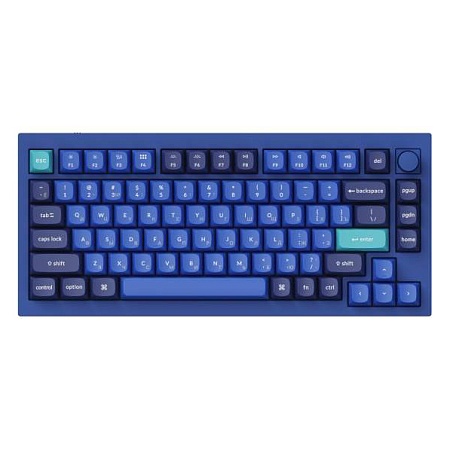 Клавиатура Keychron Q1-O1 Blue Knob Red Switch RGB Hot-Swap Gateron G pro