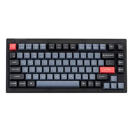 Клавиатура Keychron V1-A1 Frosted Black Red Switch RGB Hot-Swap Keychron K pro Mechanical