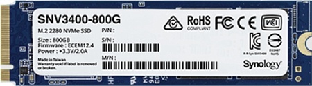 SSD накопитель 800GB Synology SNV3400-800G
