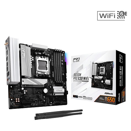 Материнская плата ASRock B650M PRO X3D WIFI