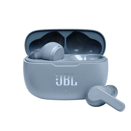 Bluetooth Гарнитура JBL WAVE 200 TWS blue