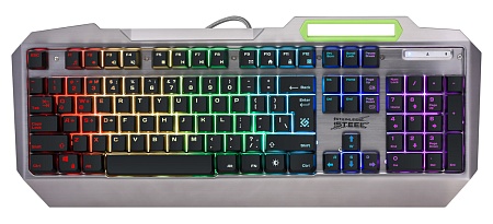 Клавиатура игровая Defender Stainless steel GK-150DL RU