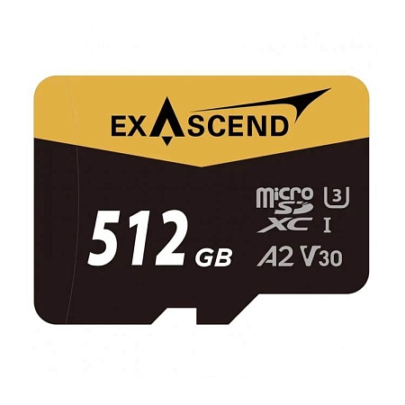 Карта памяти MicroSD Exascend Catalyst 512Gb EX512GUSDU1-AD Карта памяти MicroSD Exascend Catalyst 512Gb EX512GUSDU1-AD