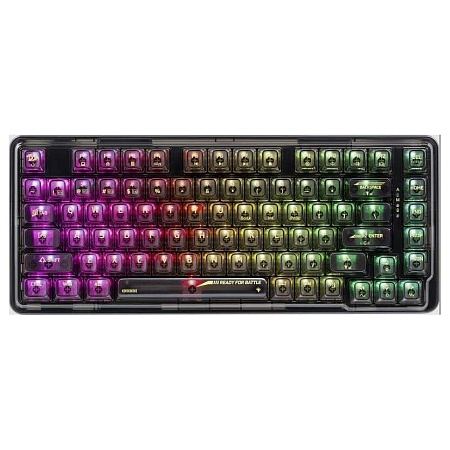 Клавиатура Redragon Elf PRO RU transparent/black