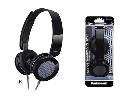 Наушники-накладные Panasonic RP-HXS20E-K Чёрный