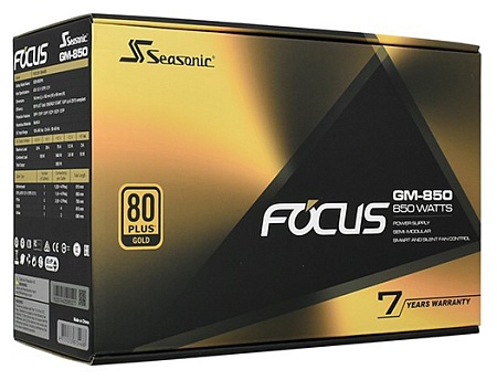 Блок питания 850W Seasonic Focus GM-850 SSR-850FM